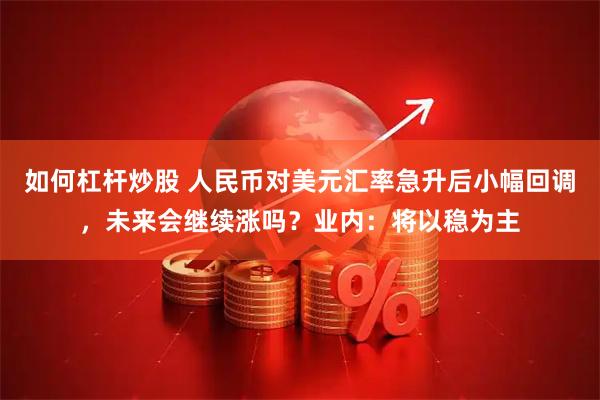 如何杠杆炒股 人民币对美元汇率急升后小幅回调，未来会继续涨吗？业内：将以稳为主